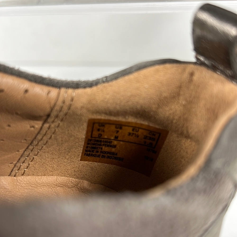 Size7 Clarks Unstructured Side-Zip Slip-On Shoes … - image 8